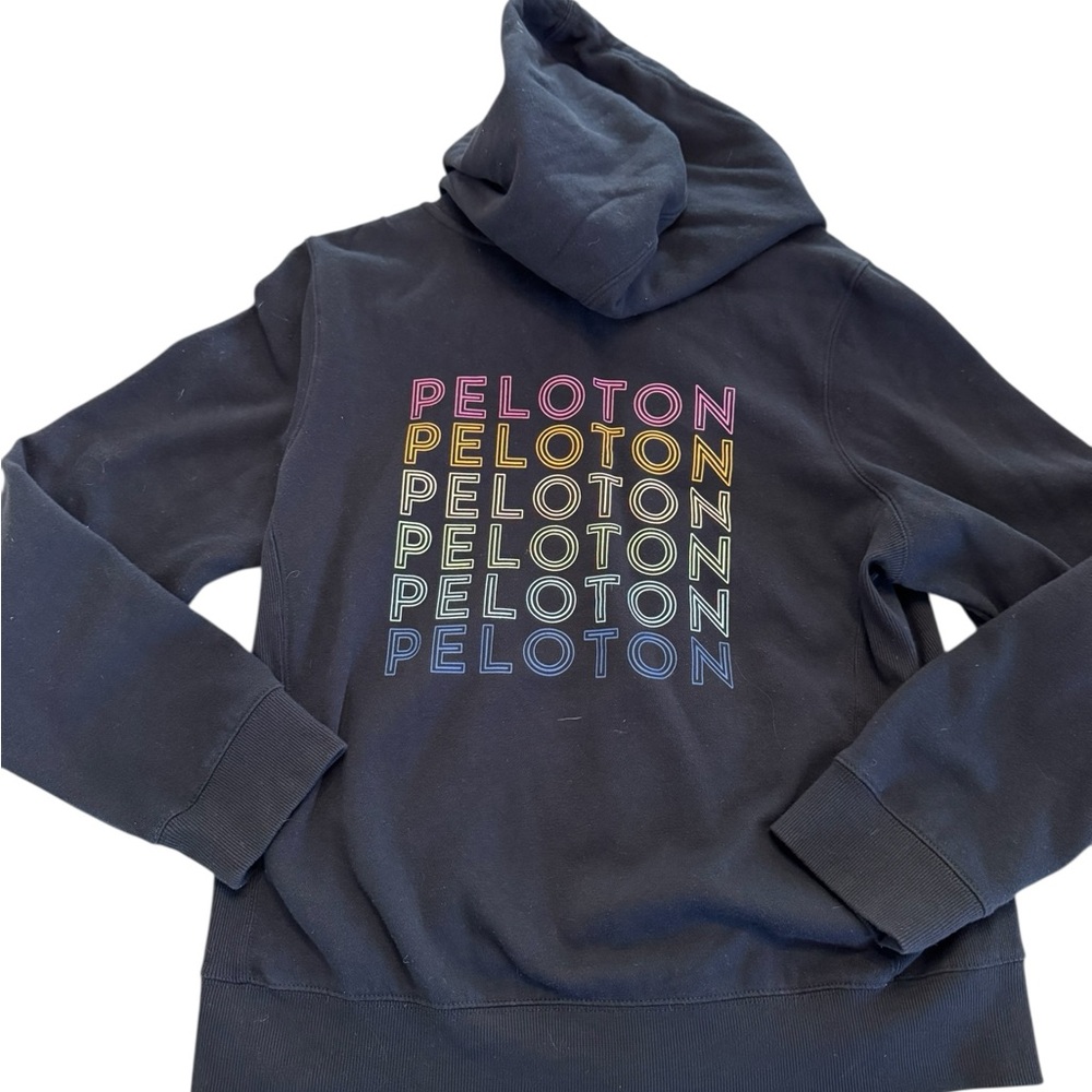 Peloton XL Black Logo Hoodie Size XL